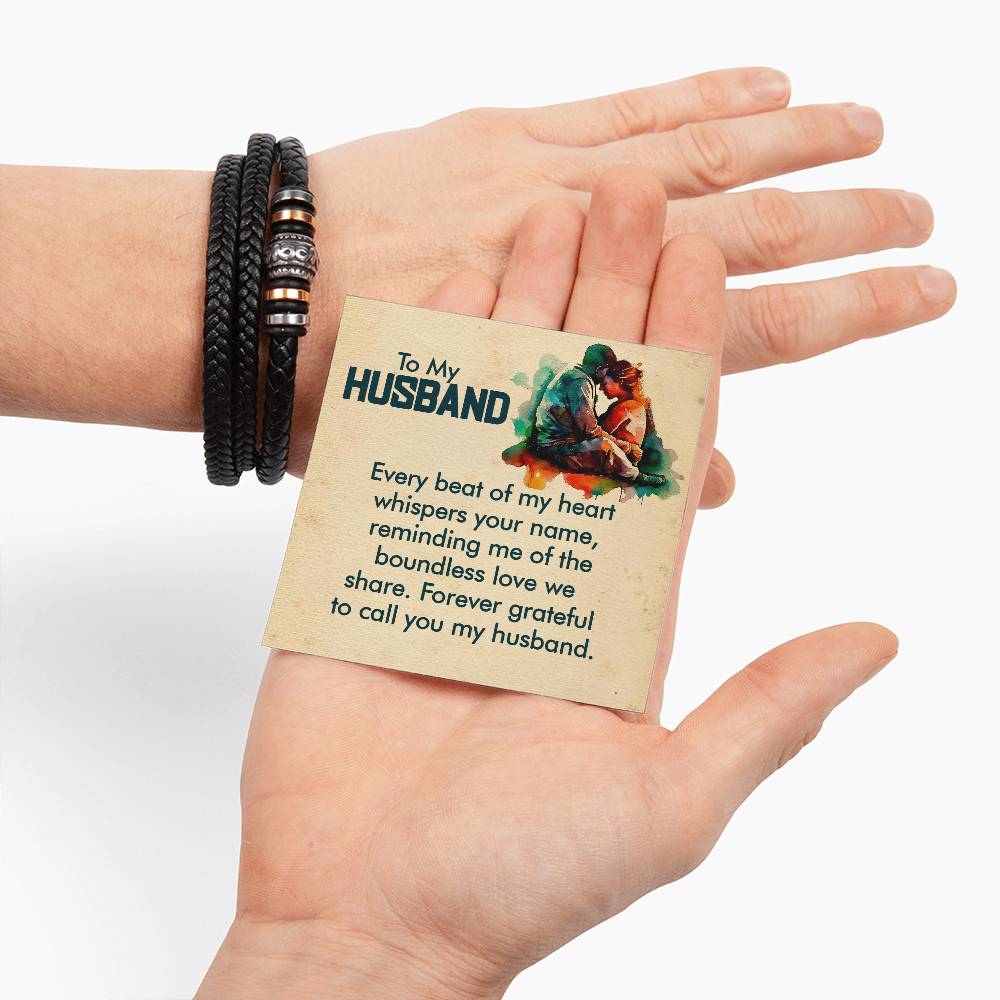 To My Husband - Love You Forever Bracelet
