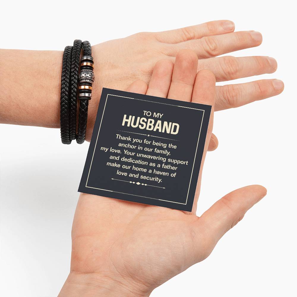 To My Husband - Love You Forever Bracelet