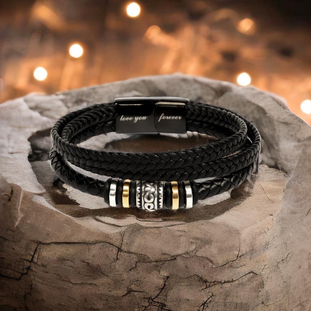 To My Cherished Husband - Love You Forever Bracelet