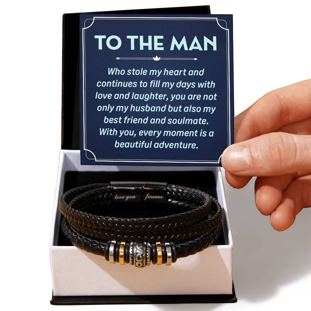 To My Man - Love You Forever Bracelet