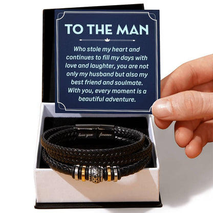 To My Man - Love You Forever Bracelet