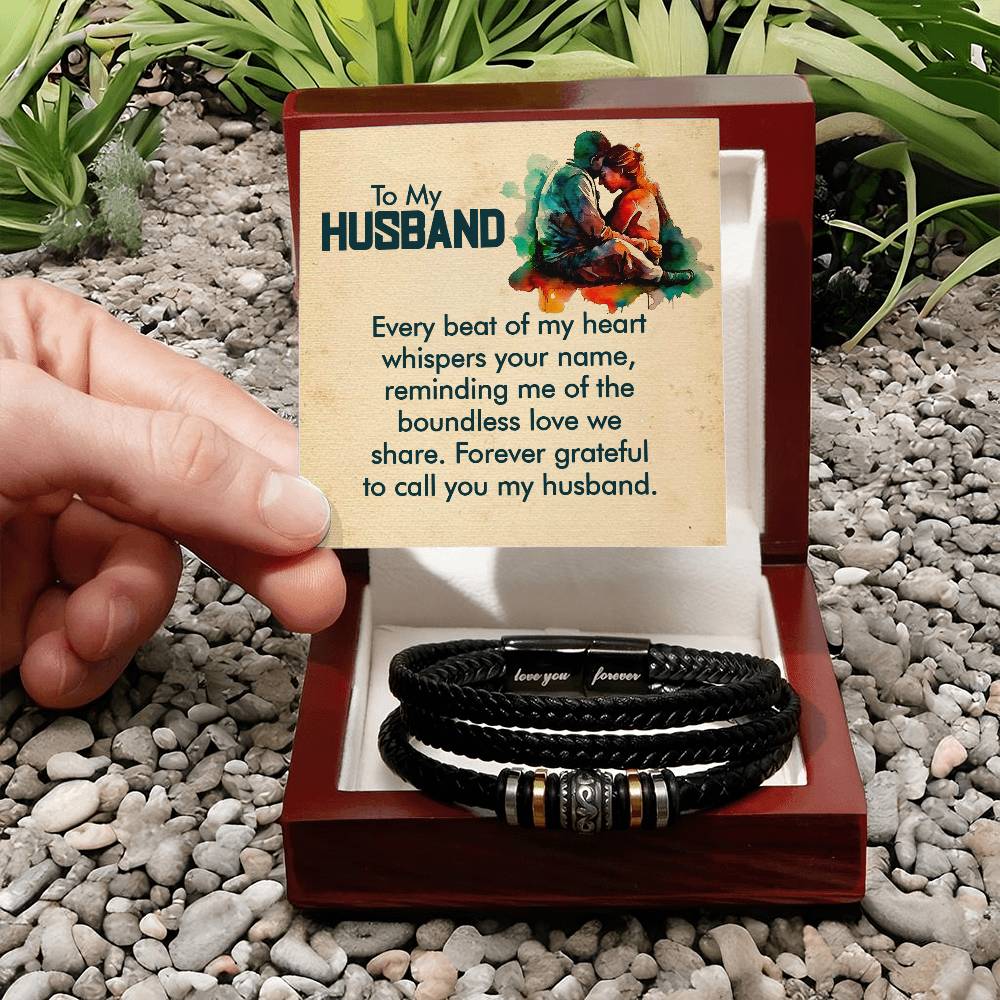 To My Husband - Love You Forever Bracelet