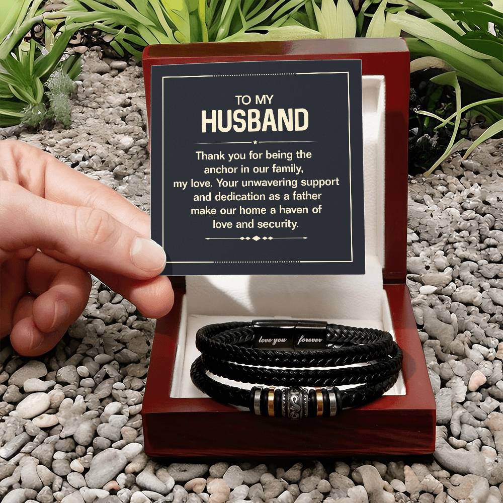 To My Husband - Love You Forever Bracelet