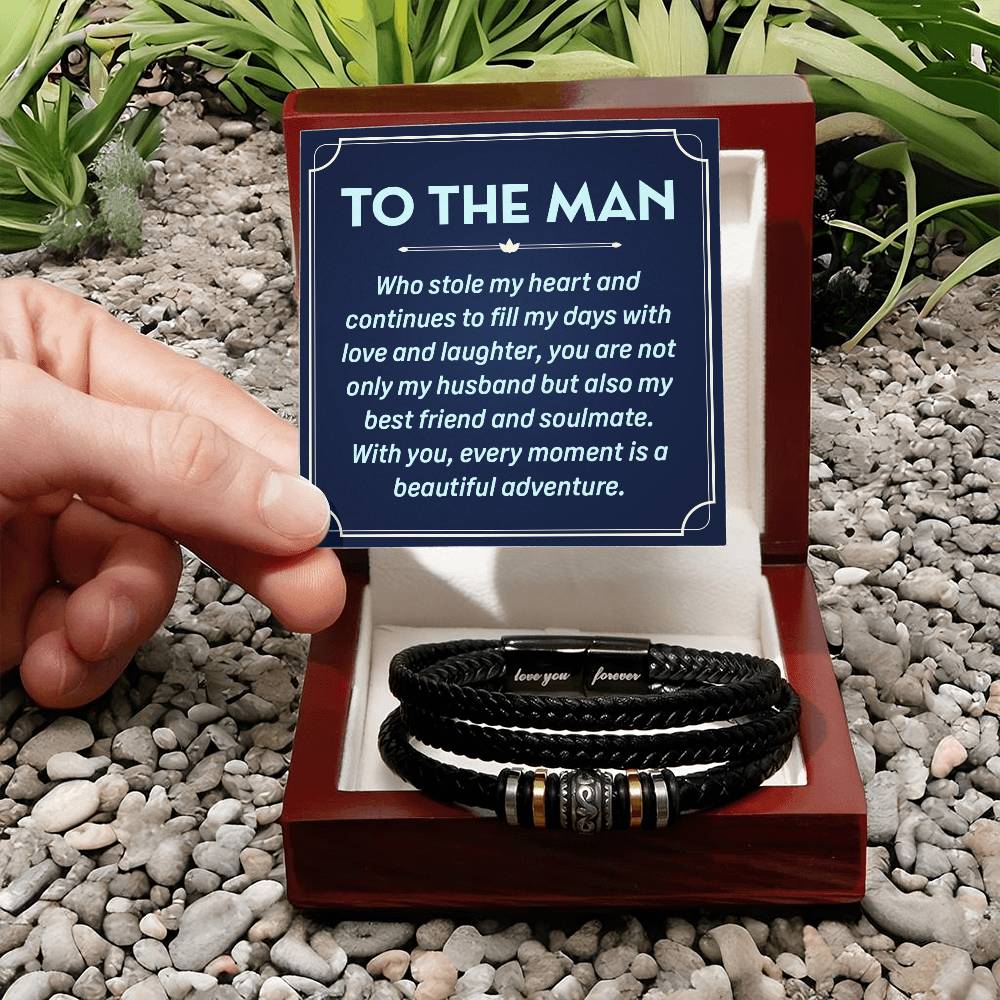 To My Man - Love You Forever Bracelet