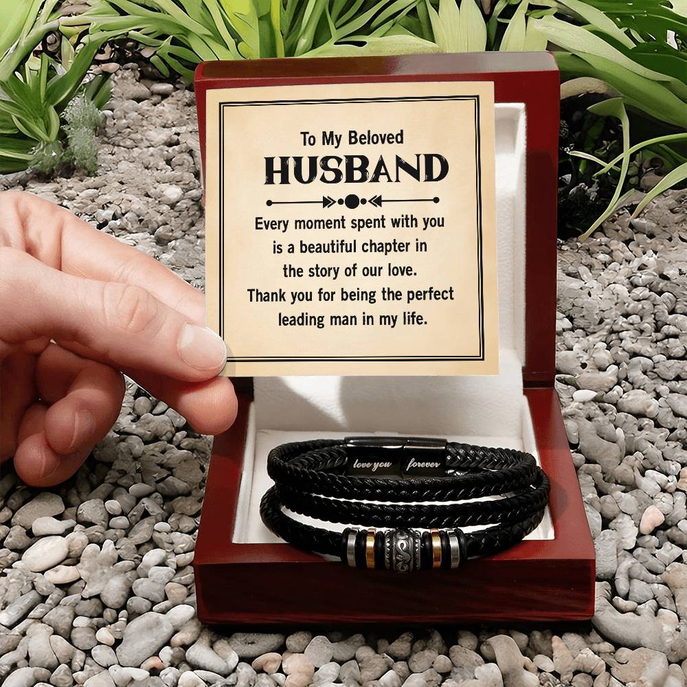 To My Beloved Husband - Love You Forever Bracelet