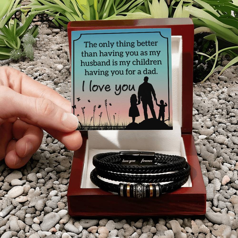 To My Husband - Love You Forever Bracelet