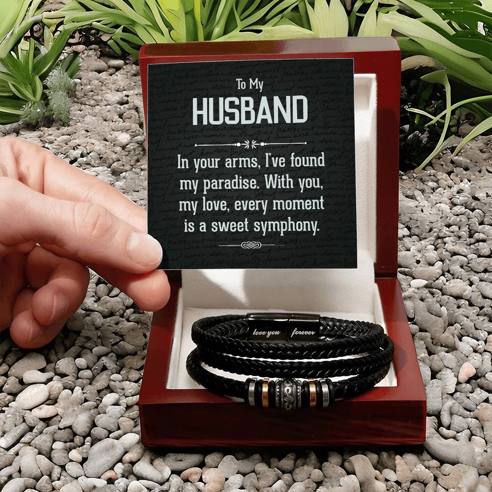 To My Husband - Love You Forever Bracelet