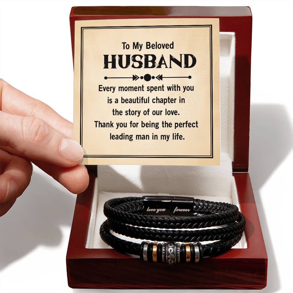 To My Beloved Husband - Love You Forever Bracelet