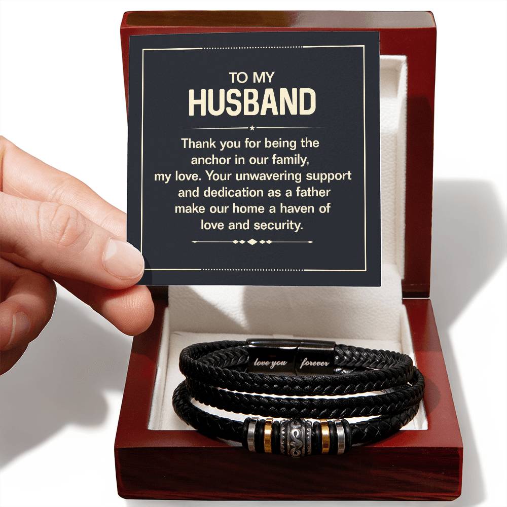 To My Husband - Love You Forever Bracelet