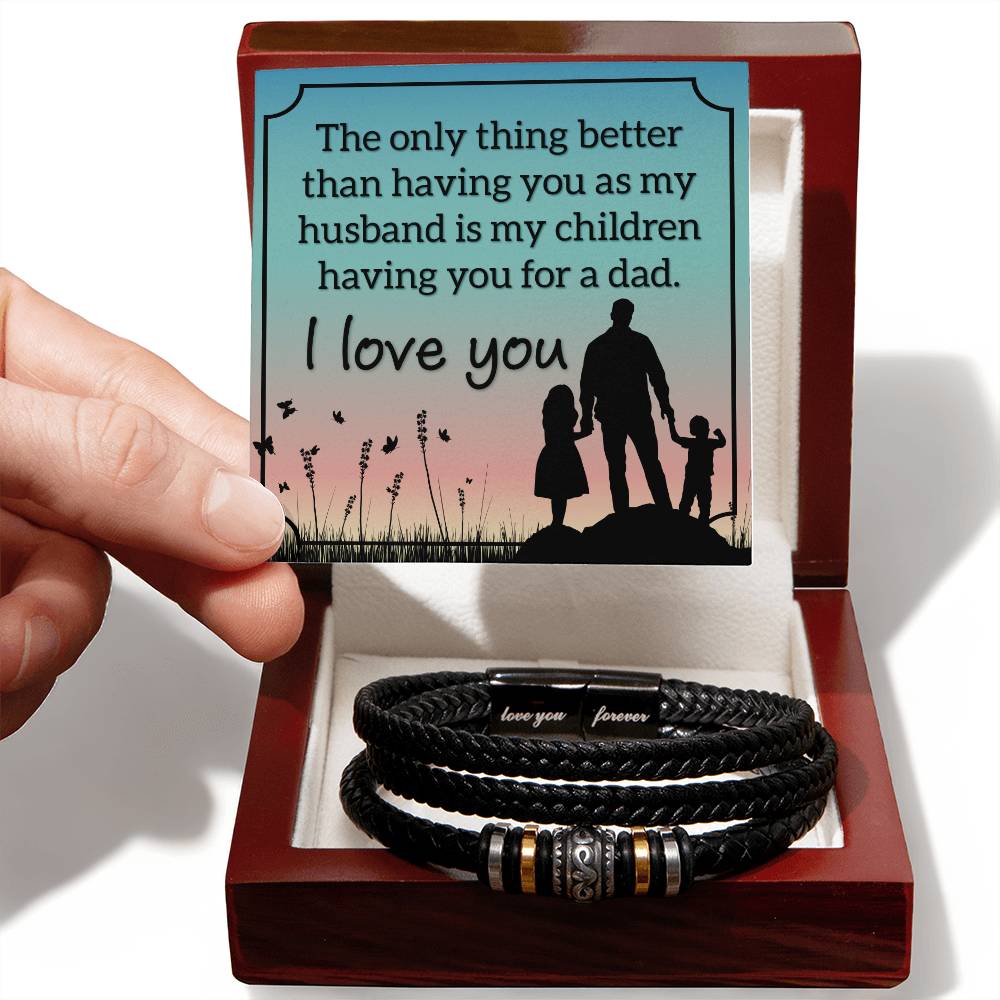 To My Husband - Love You Forever Bracelet
