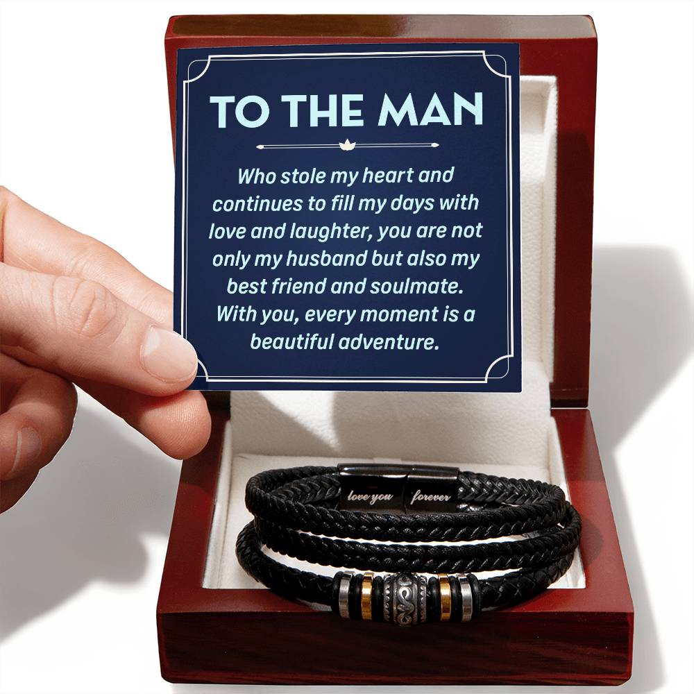 To My Man - Love You Forever Bracelet