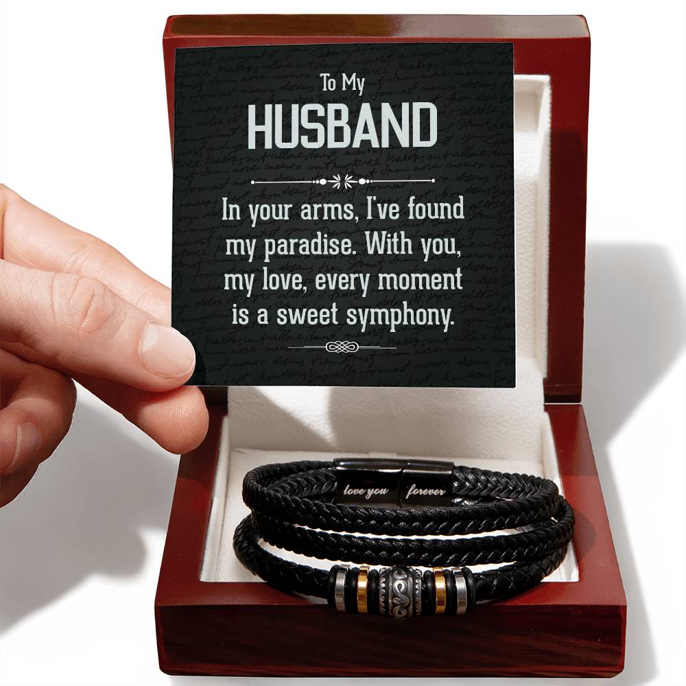 To My Husband - Love You Forever Bracelet