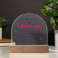 To My Wife - Acrylic Dome
