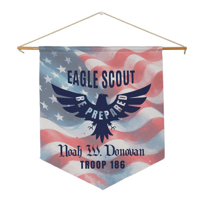 Court of Honor Gifts: Personalized Wall Pennany with Names and Troop Number, Perfect Gift for Sons, Grandsons, and Nephews