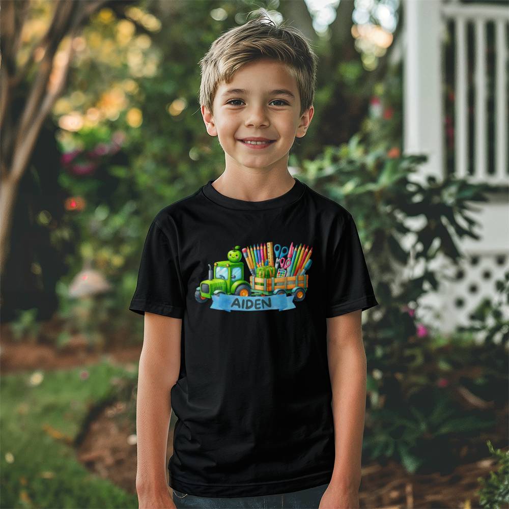 Personalized Back To School Shirt, Boys and Girls, First Day Of School Shirt, Kids Back To School Shirt, Custom Name Shirt