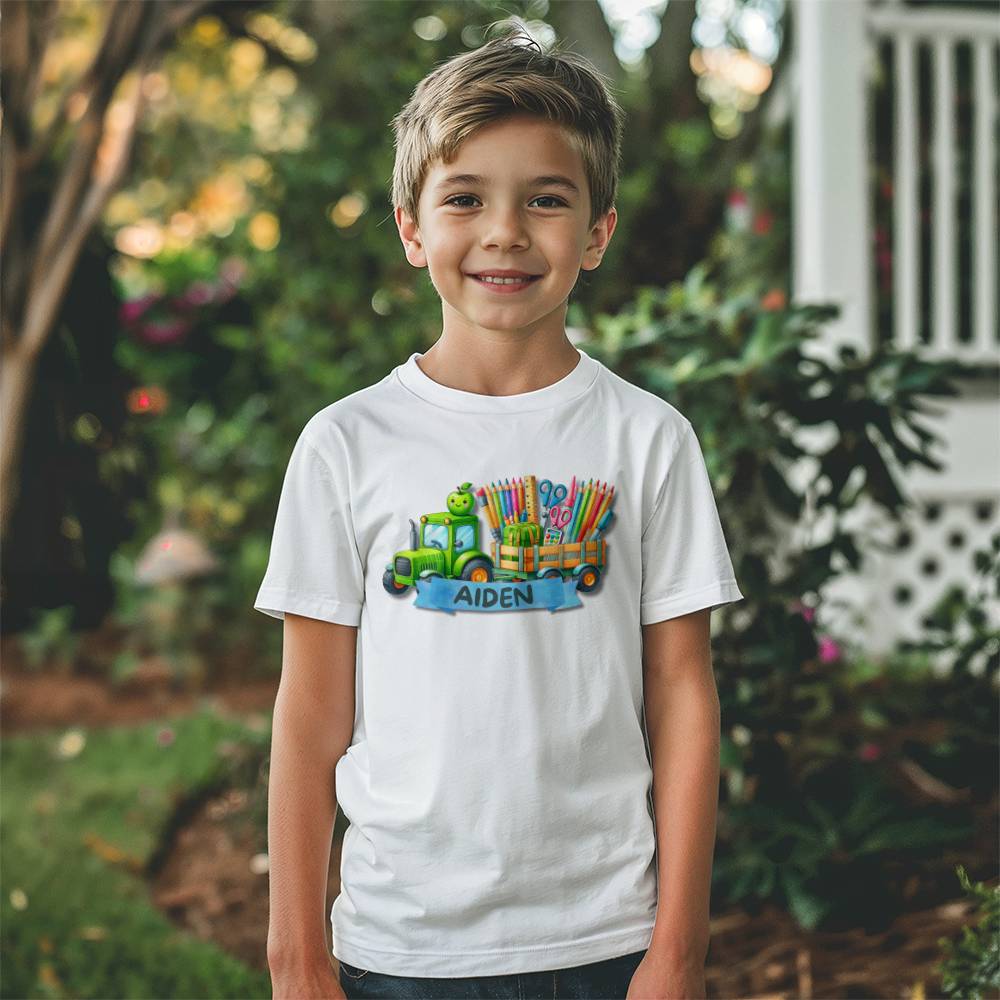 Personalized Back To School Shirt, Boys and Girls, First Day Of School Shirt, Kids Back To School Shirt, Custom Name Shirt