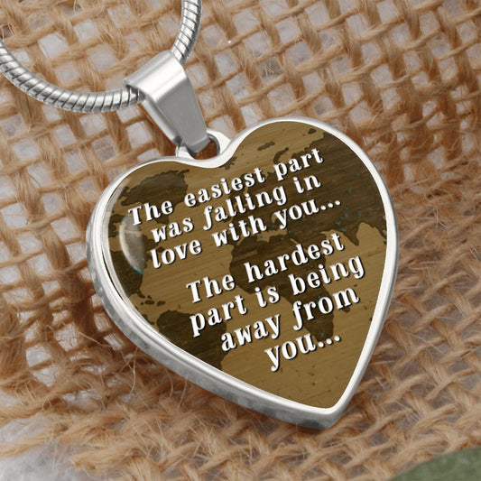 The Easiest Part - Heart Engraved Necklace