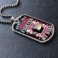 Army Dad Freedom Fighter - Luxury Military Necklace