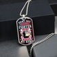 Army Dad Freedom Fighter - Luxury Military Necklace