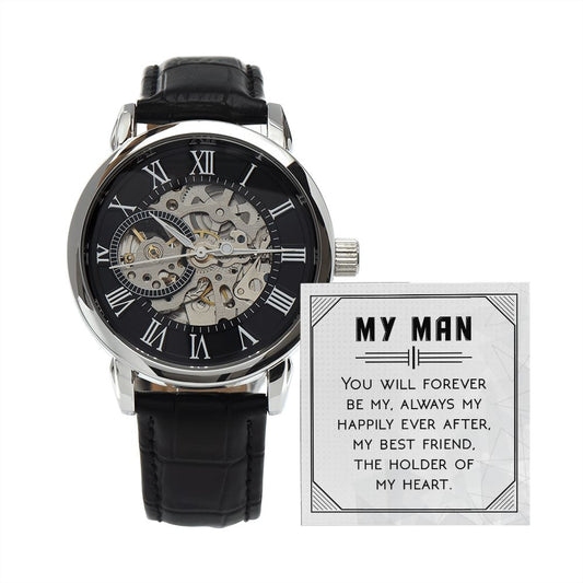 To My Man - Openwork Watch With Card