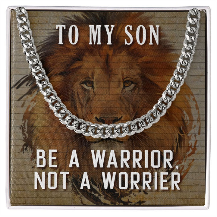 To My Son - Cuban Link Necklace