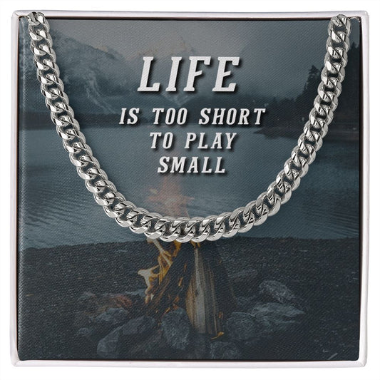 Encouragement Card - Cuban Link Necklace
