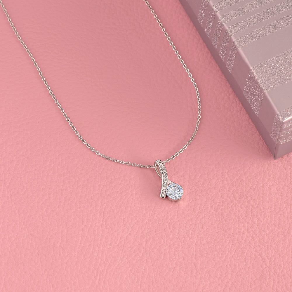 Dear Beautiful Granddaughter Happy Birthday - Alluring Beauty Necklace - From Grandpa