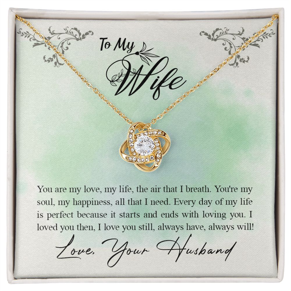 To My WIfe - Love Knot Necklace