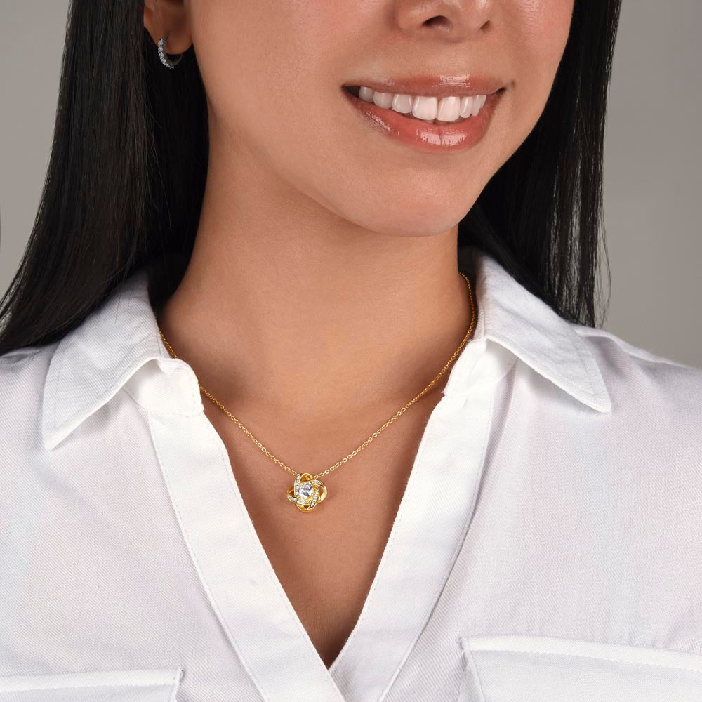 To My Best Friend - Love Knot Necklace