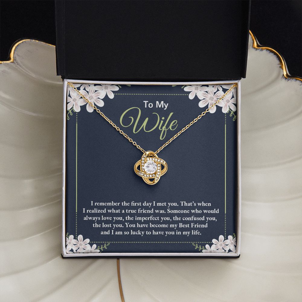 To My WIfe - Love Knot Necklace