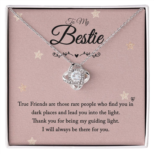 To My Bestie - Love Knot Necklace