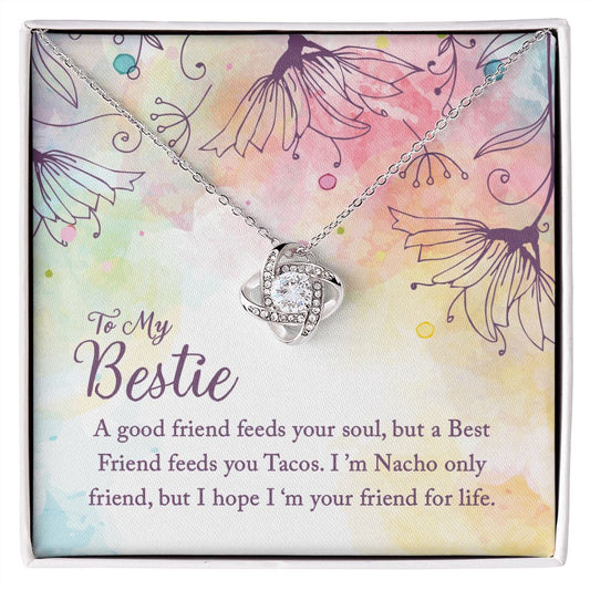 To My Bestie - Love Knot Necklace