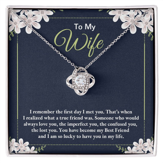 To My WIfe - Love Knot Necklace