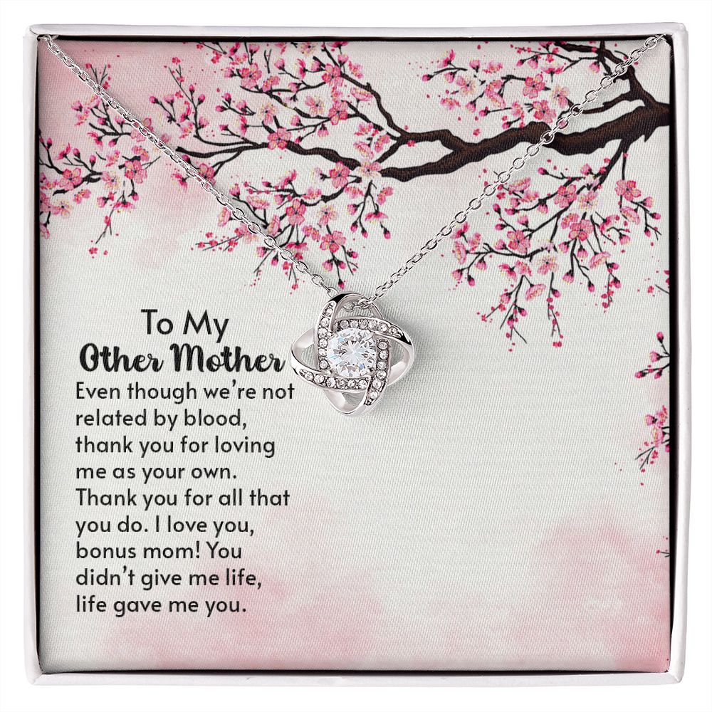 To My Other Mother -  love knot Necklace
