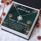 To My Gorgeous Wife - Love Knot Necklace