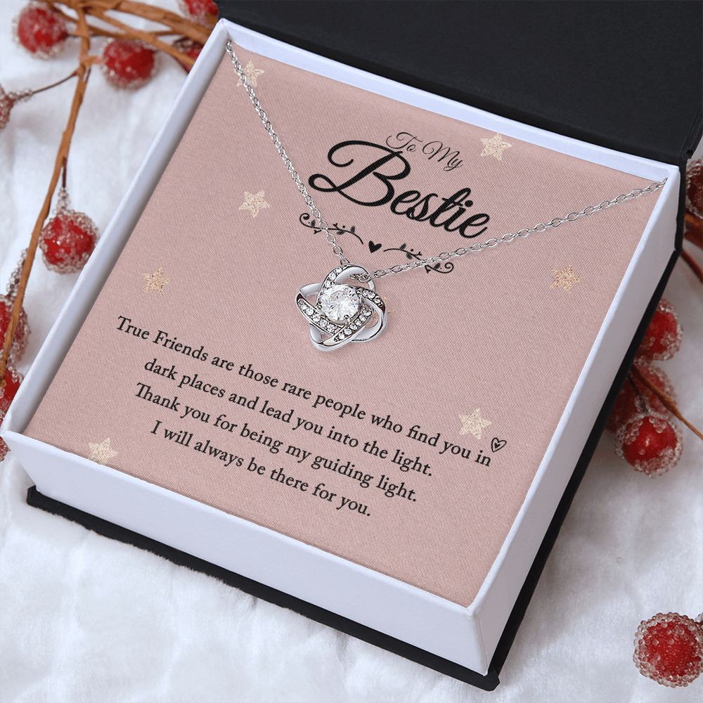 To My Bestie - Love Knot Necklace