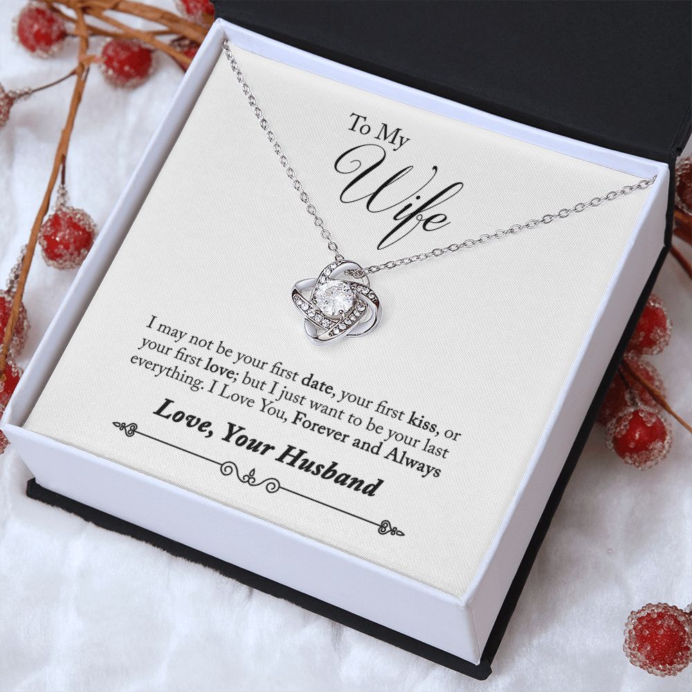 To My Wife - Love knot Necklace