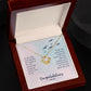To My Daughter from Mom or Dad - Love Knot Necklace