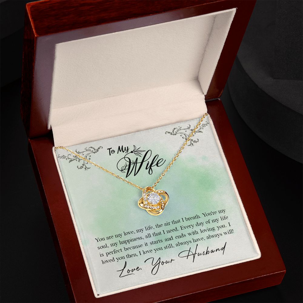 To My WIfe - Love Knot Necklace