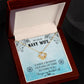 To My Navy Wife - Love Knot Necklace