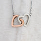 To My Mommy, Happy First Mothers Day - Interlocking Hearts Necklace