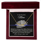 Police Mom Gift Necklace - To My Beautiful Mom - Handwriting Name Necklace