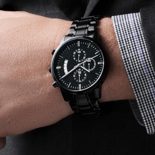 Police Retirement  - Black Watch With Card