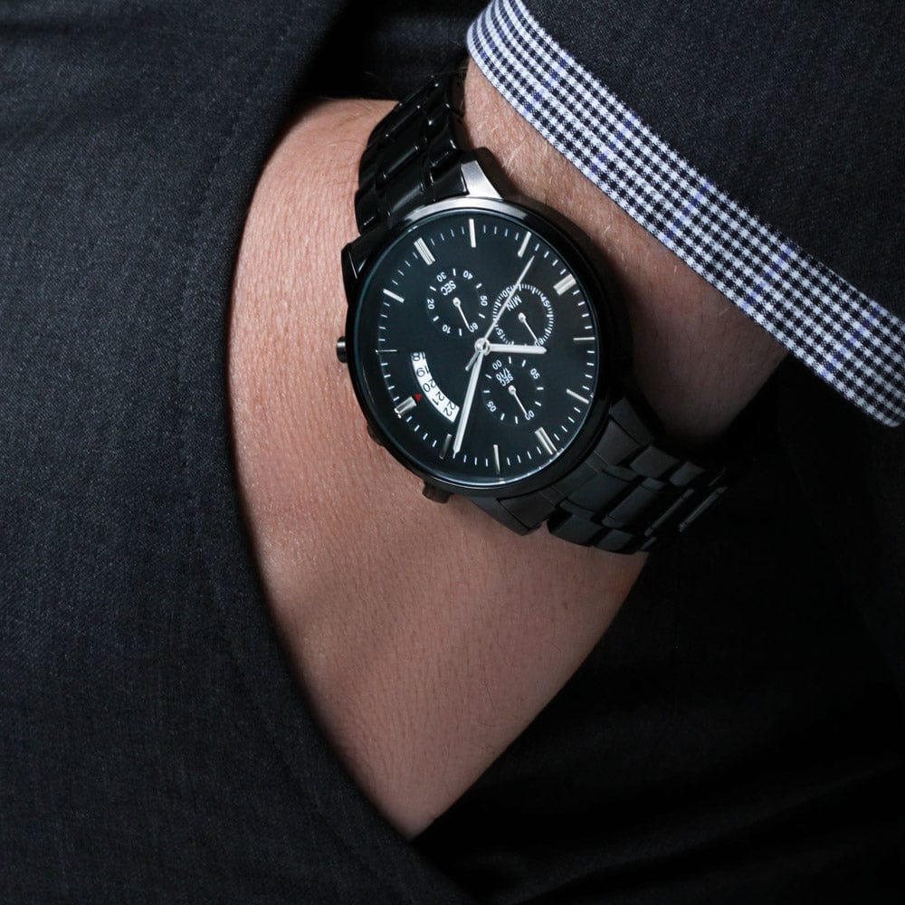 Police Retirement  - Black Watch With Card