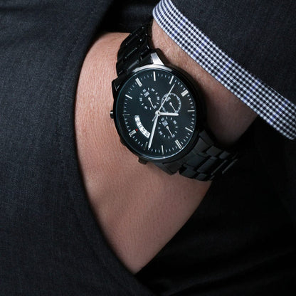 Police Retirement  - Black Watch With Card