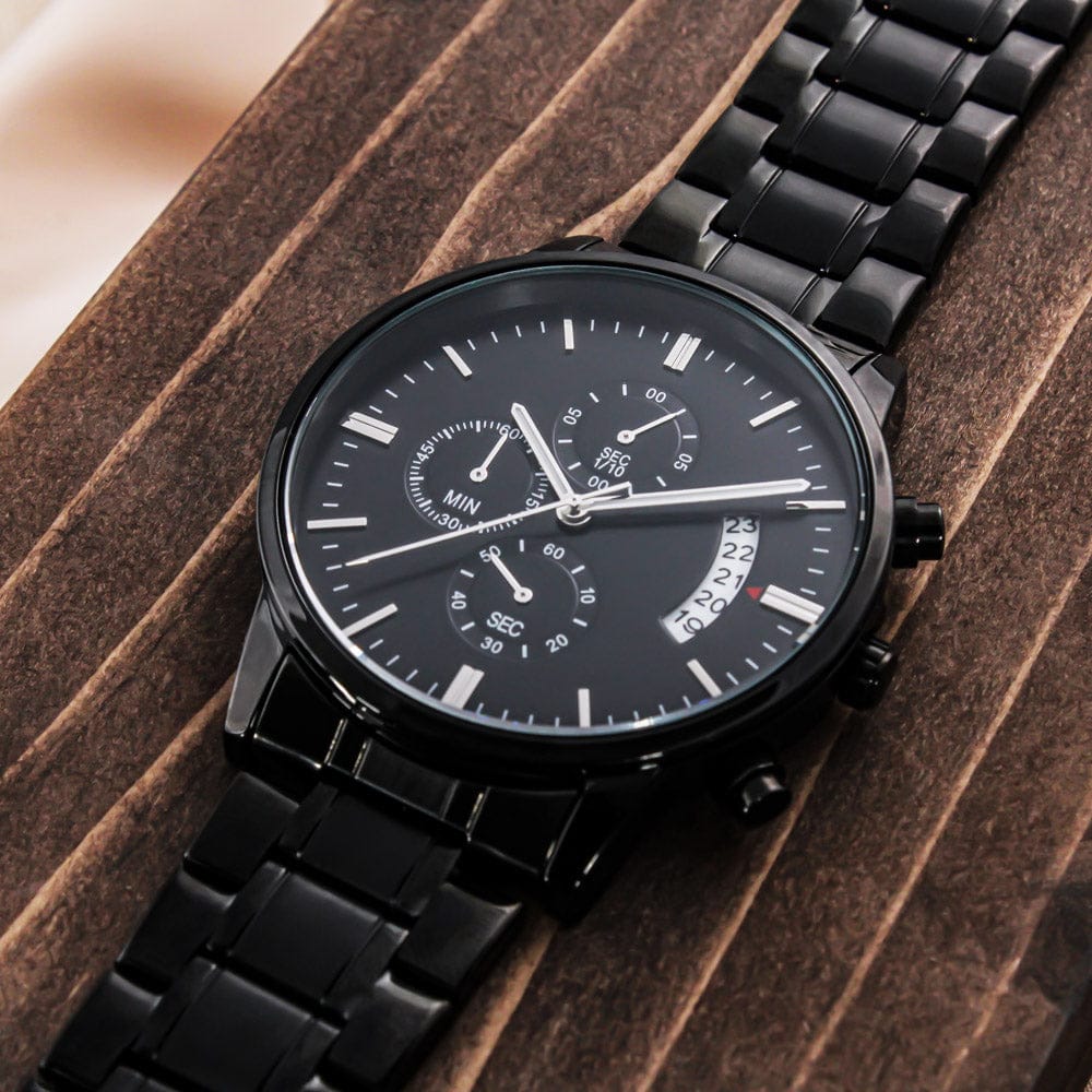 Police Retirement  - Black Watch With Card